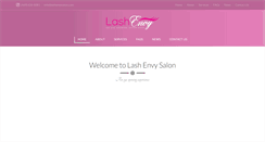 Desktop Screenshot of lashenvysalon.com